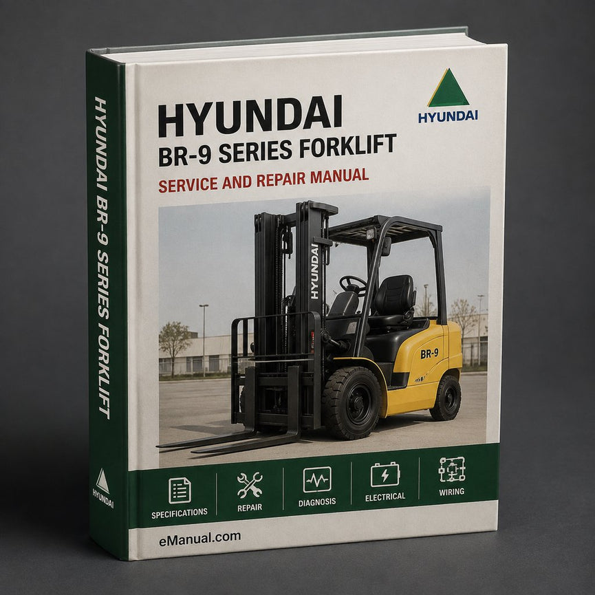 Manual de servicio y reparación de carretillas elevadoras Hyundai serie BR-9