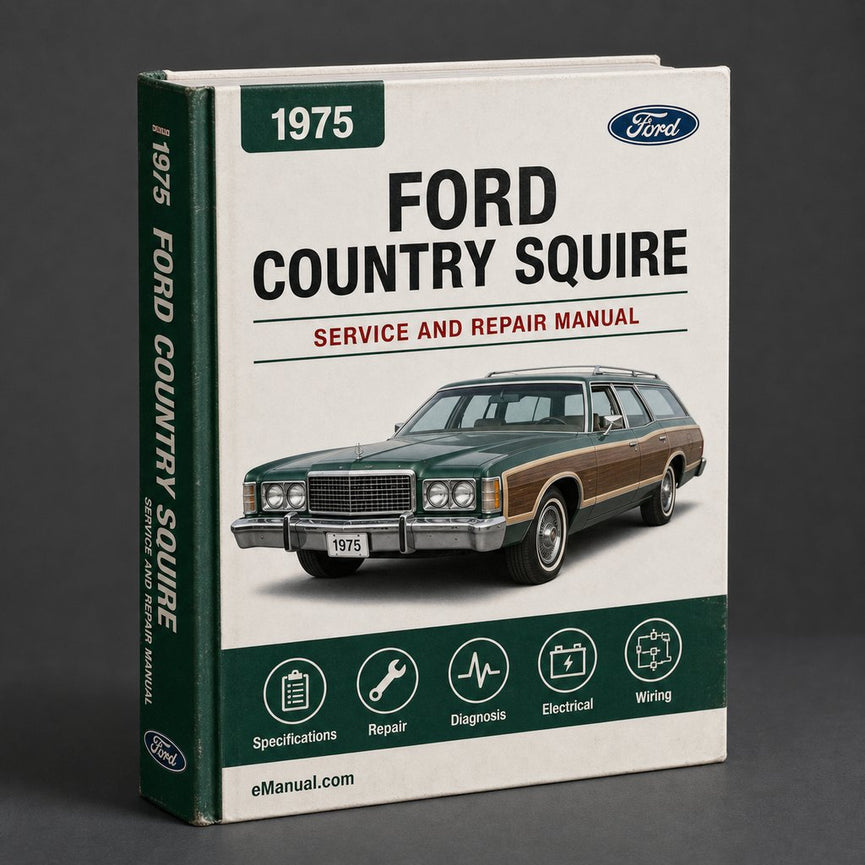 Ford COUNTRY & SQUIRE 1975-1987 Service Repair Manual