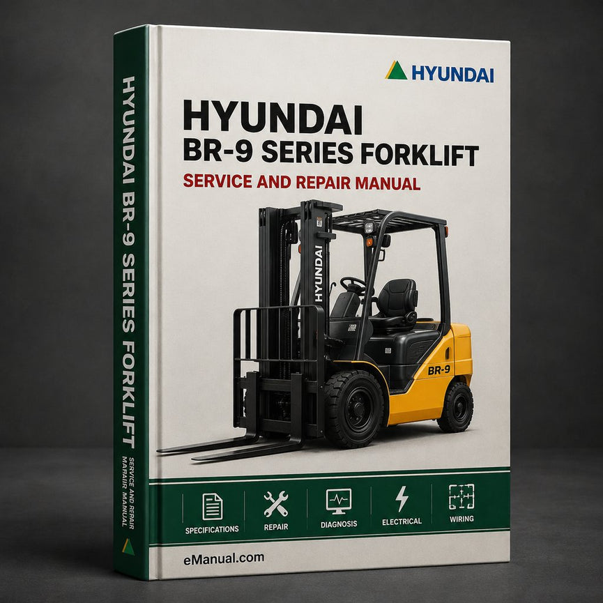Manual de servicio y reparación de carretillas elevadoras Hyundai serie BR-9