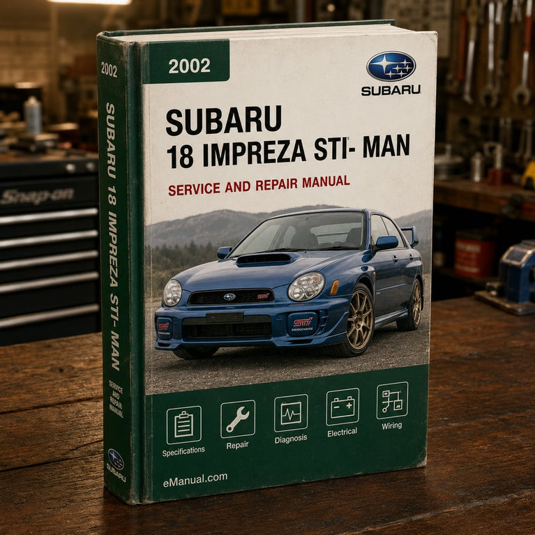 (18 MB) 2002 Subaru Impreza Sti-Official Factory Service Manual (FSM)/Repair Manual/Workshop Manual 02-( Format)
