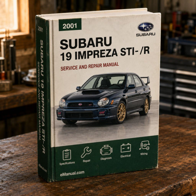 (19 MB) 2001-2002 Subaru Impreza Sti-Official DIY Factory Service Manual (FSM)/Repair Manual/Workshop Manual 01 02-( Format)