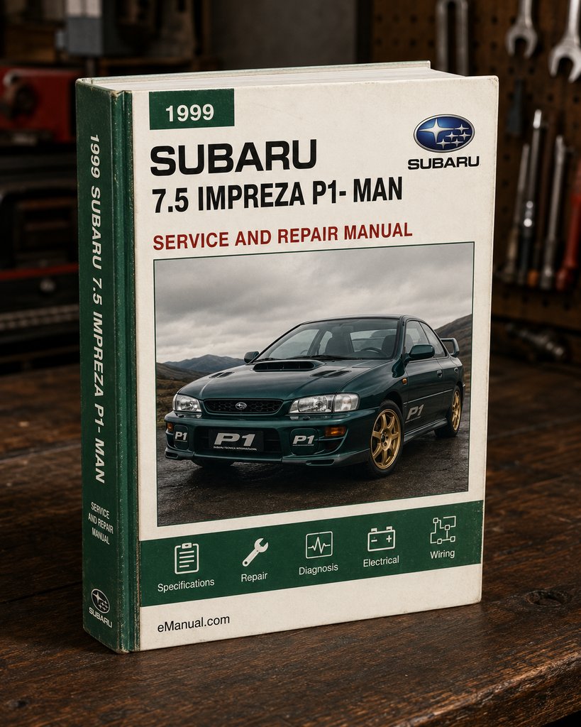 (7.5 MB) 1999-2000 Subaru Impreza P1-DIY Factory Service Manual (FSM)/Repair Manual/Workshop Manual 99 00-( Format)