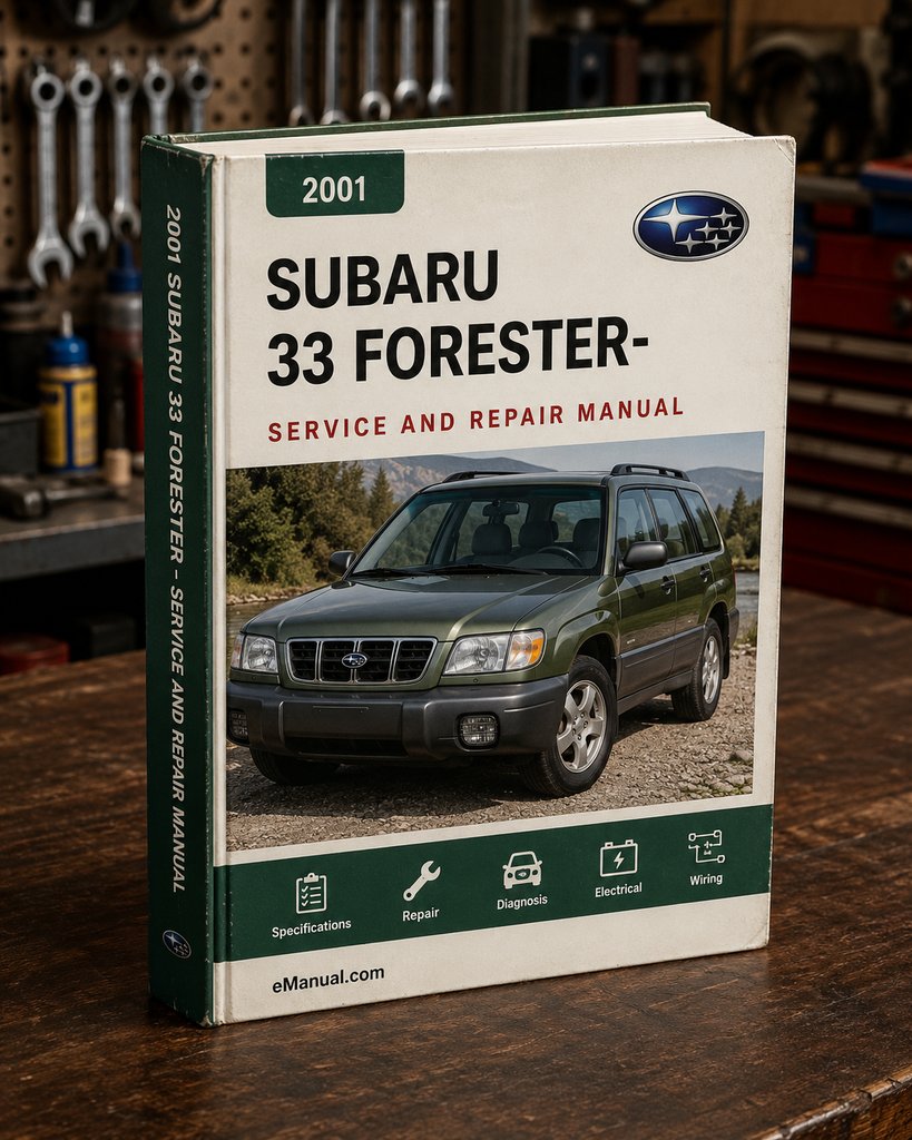 (33 MB) 2001 Subaru Forester-Complete Factory Service Manual (FSM)/Repair Manual/Workshop Manual 01 (ZIP-PDF Format)