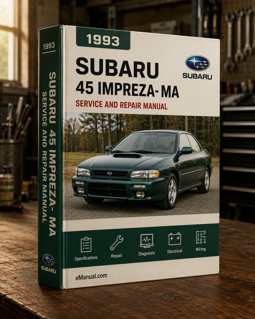 (45 MB) 1993-1996 Subaru Impreza-Official Factory Service Manual (FSM)/Repair Manual/Workshop Manual 1994 1995 (PDF Format)