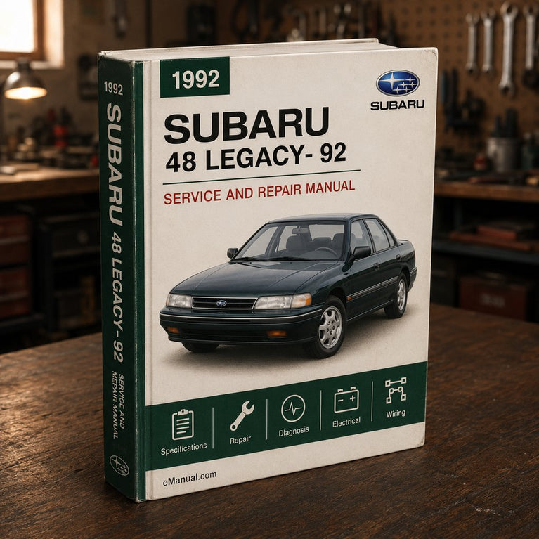 (48 MB) 1992 Subaru Legacy-Factory Service Manual | Repair | Workshop Manual 92