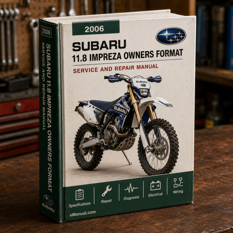 (11.8 MB) 2006 Subaru Impreza Owners Manual-(PDF Format)