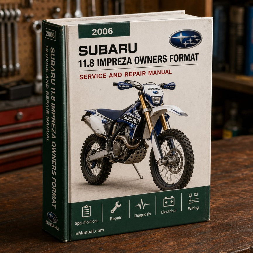 (11,8 MB) Manual del propietario del Subaru Impreza 2006 (formato)
