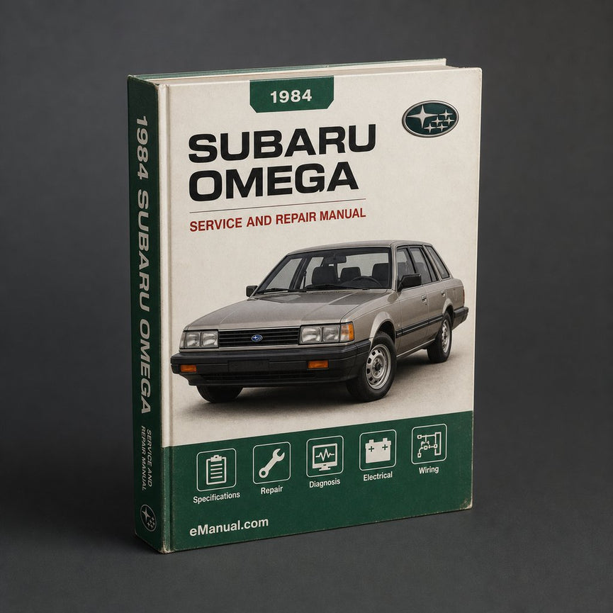 Subaru Omega 1984-1994 Werkstatt-Reparatur-Servicehandbuch