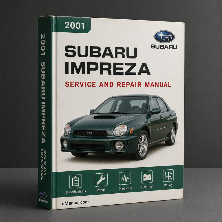 Subaru Impreza 2001 Werkstatt-Reparatur-Servicehandbuch