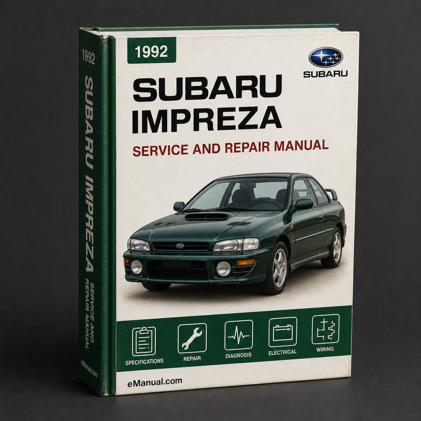 Subaru Impreza 1992-1995 Werkstatt-Reparatur-Servicehandbuch