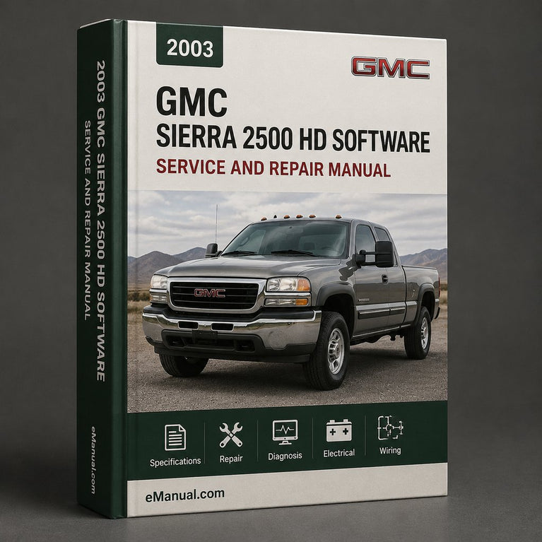 2003 GMC Sierra 2500 HD Service- und Reparaturhandbuch-Software