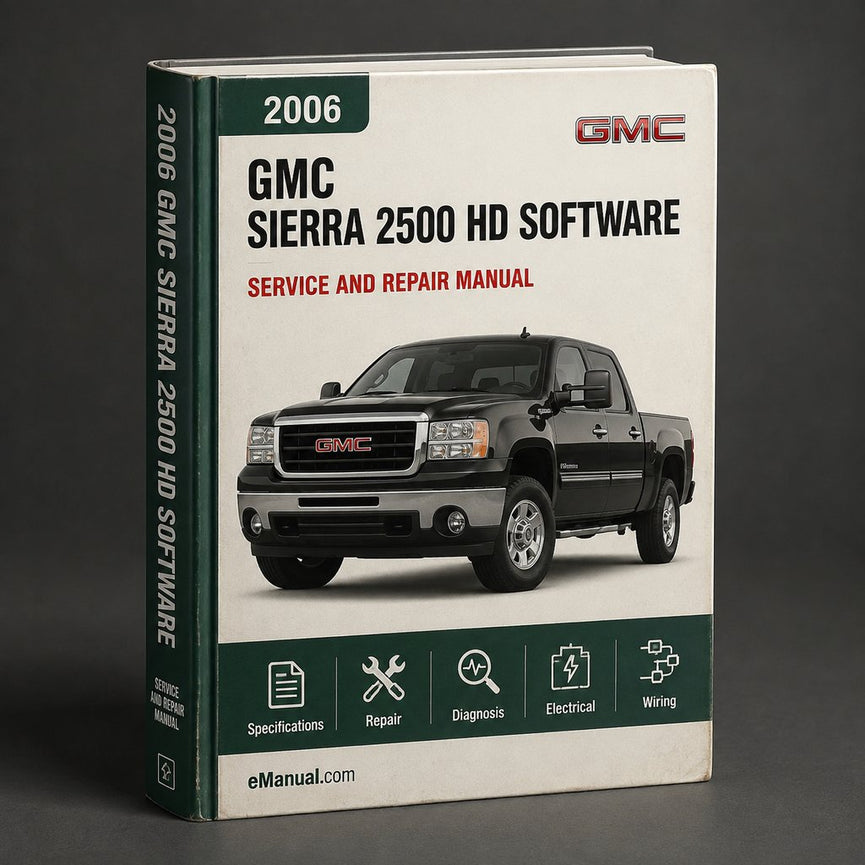 2006 GMC Sierra 2500 HD Service & Repair Manual Software