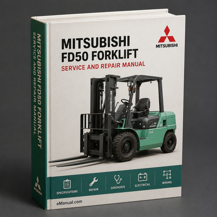 Mitsubishi FD50 Forklift Repair Service Manual