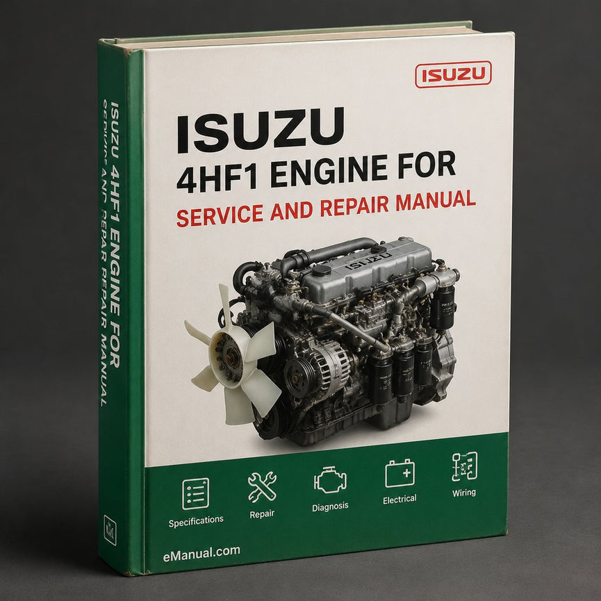 Isuzu 4HF1 Engine Workshop Service Manual for Repair