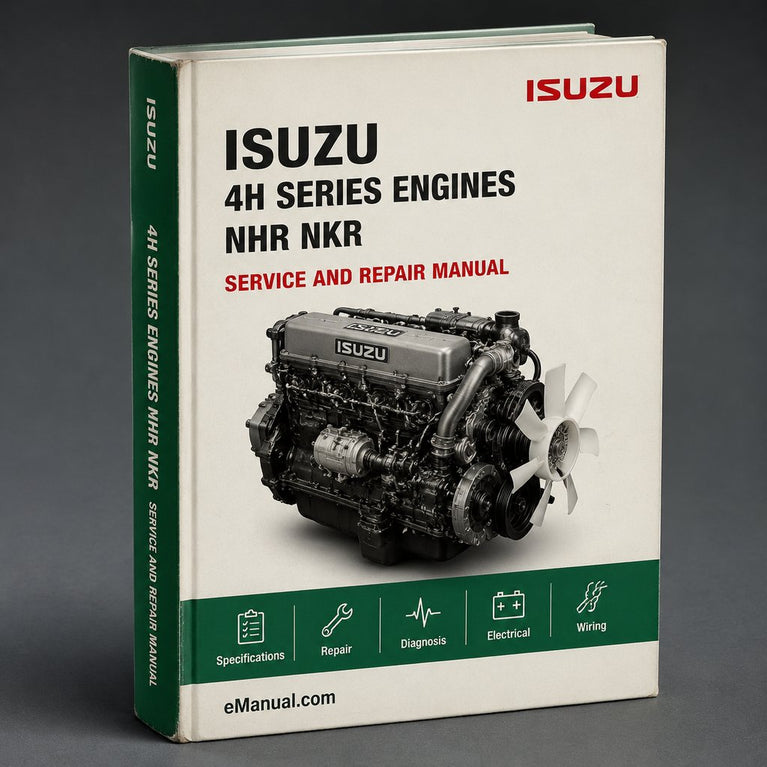 Isuzu 4H Series Engines NHR NKR NPR ( 4HF1 4HF1-2 4HE1-T 4HE1-TC 4HG1 4HG1-T) Complete Workshop Service Repair Manual