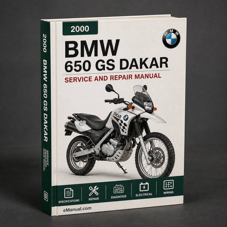 Manual de reparación y servicio del taller BMW F 650 GS Dakar 2000-2008