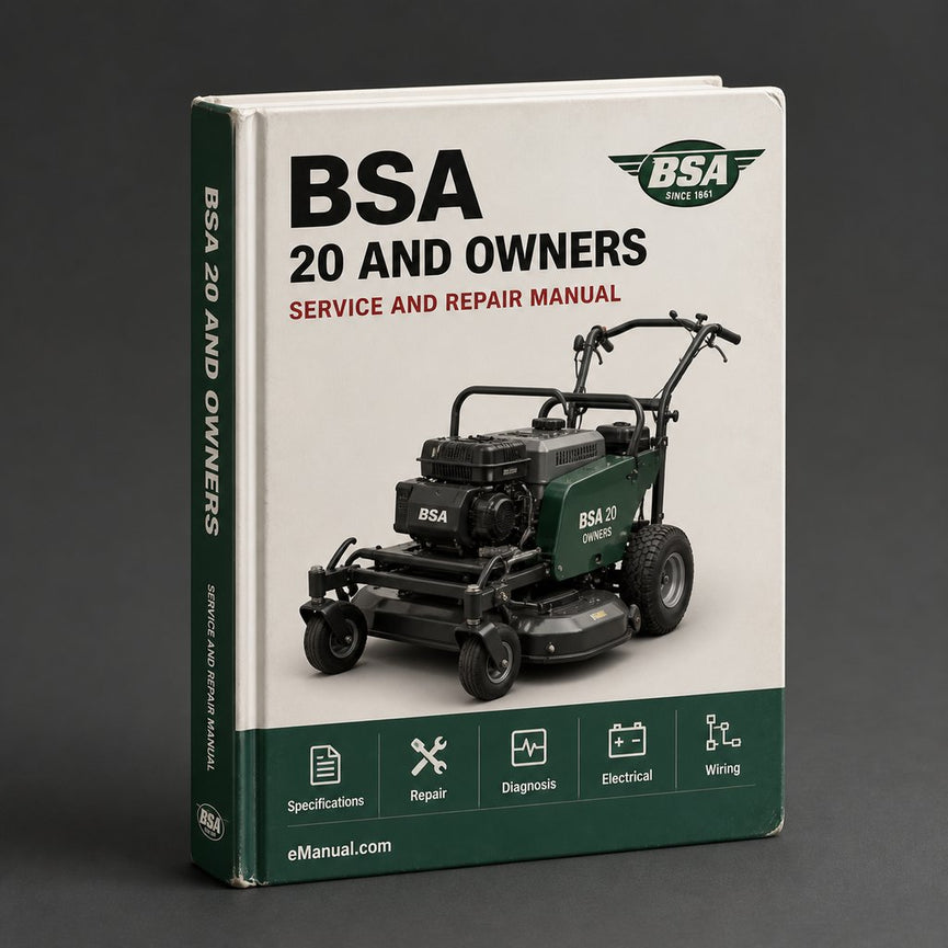 BSA M 20 Maintenance and Owners Manual