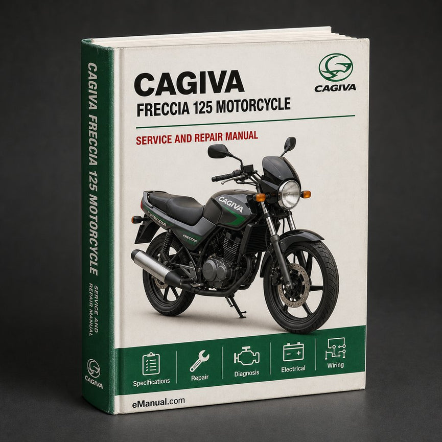 Descargar Manual de taller/Manual de reparación/Manual de servicio de la motocicleta CAGIVA Freccia 125