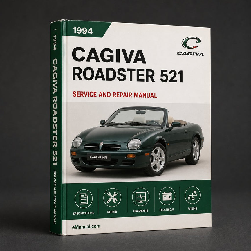 Cagiva Roadster 521 1994 Werks-Service-Reparaturhandbuch