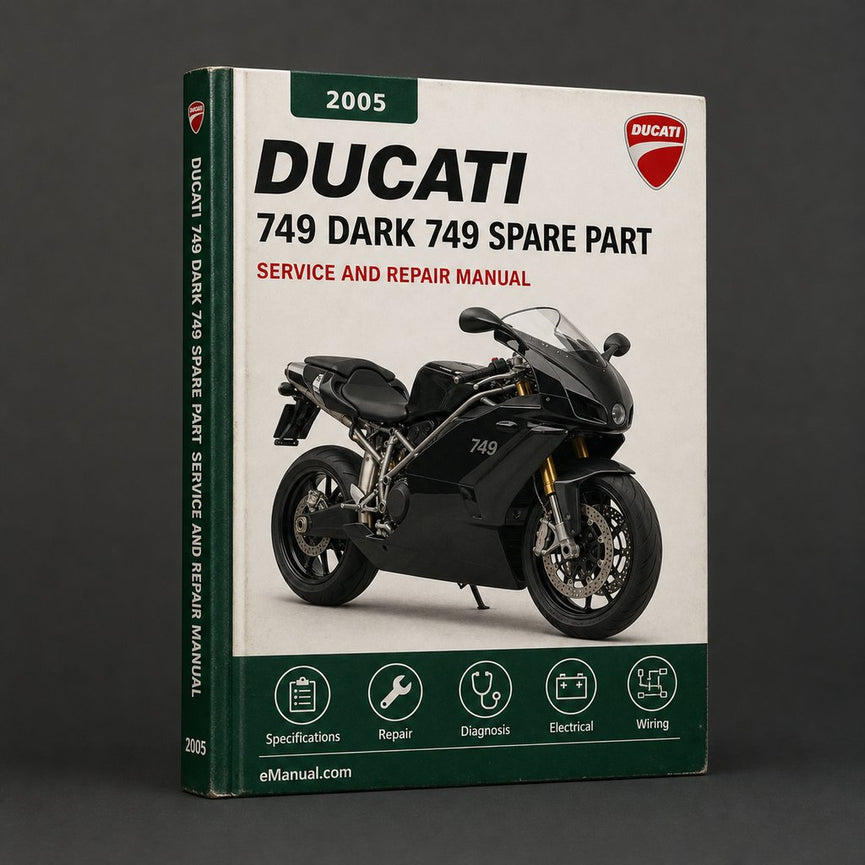 Ducati 749 Dark 749 Spare Part List Catalog Manual 2005 2006