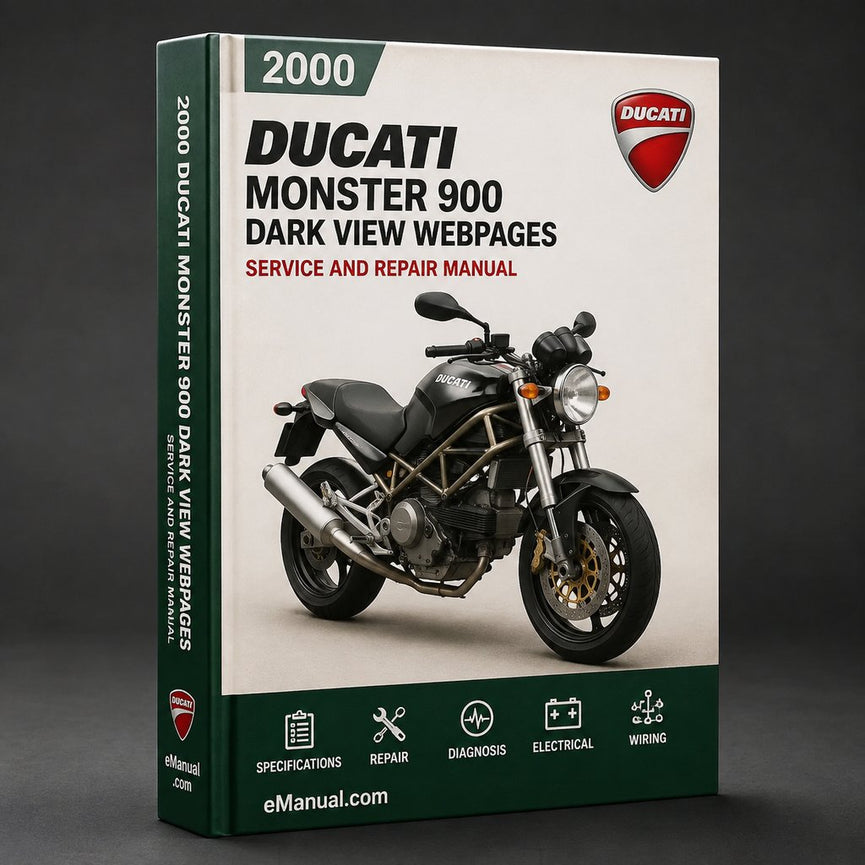 2000 DUCATI MONSTER 900 DARK parts list catalogue Manual View webpages (   )