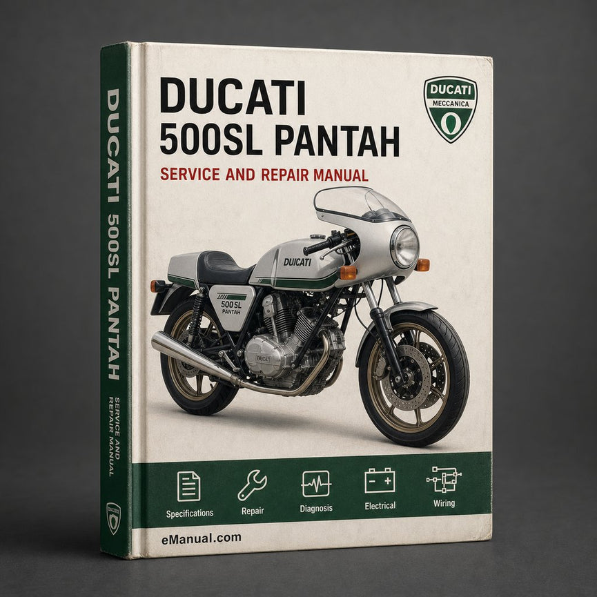 DUCATI 500SL PANTAH Parts Manual Catalog