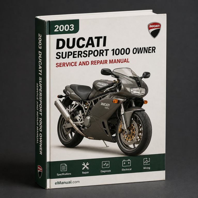 2003 Ducati SuperSport 1000 Owner Manual
