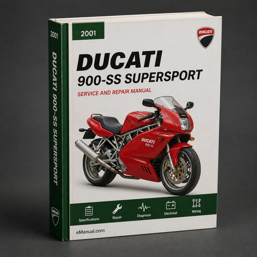 Ducati 900-SS Supersport 2001 Service- und Werkstatthandbuch