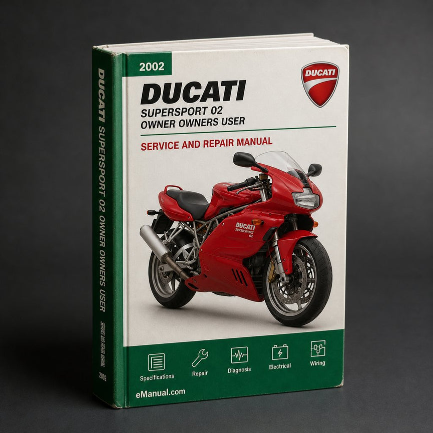 Ducati Supersport 02 2002 Complete OFFICIAL Owner Owners User Manual