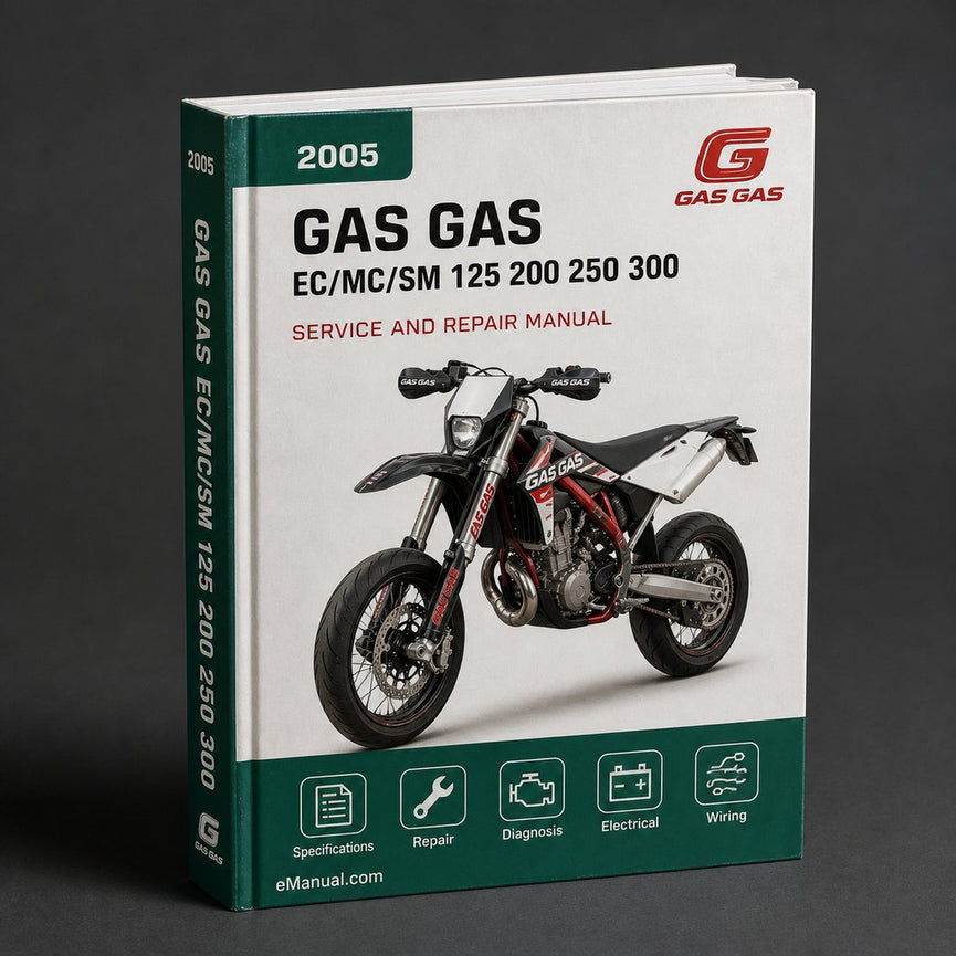 2005 GAS GAS EC/MC/SM 125 200 250 300 Teileliste Handbuch