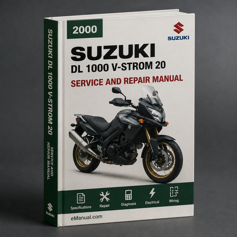 Suzuki DL 1000 V-Strom Complete Workshop Service Repair Manual 2000 2001 2002 2003 2004 2005 2006 2007 2008 2009 2010