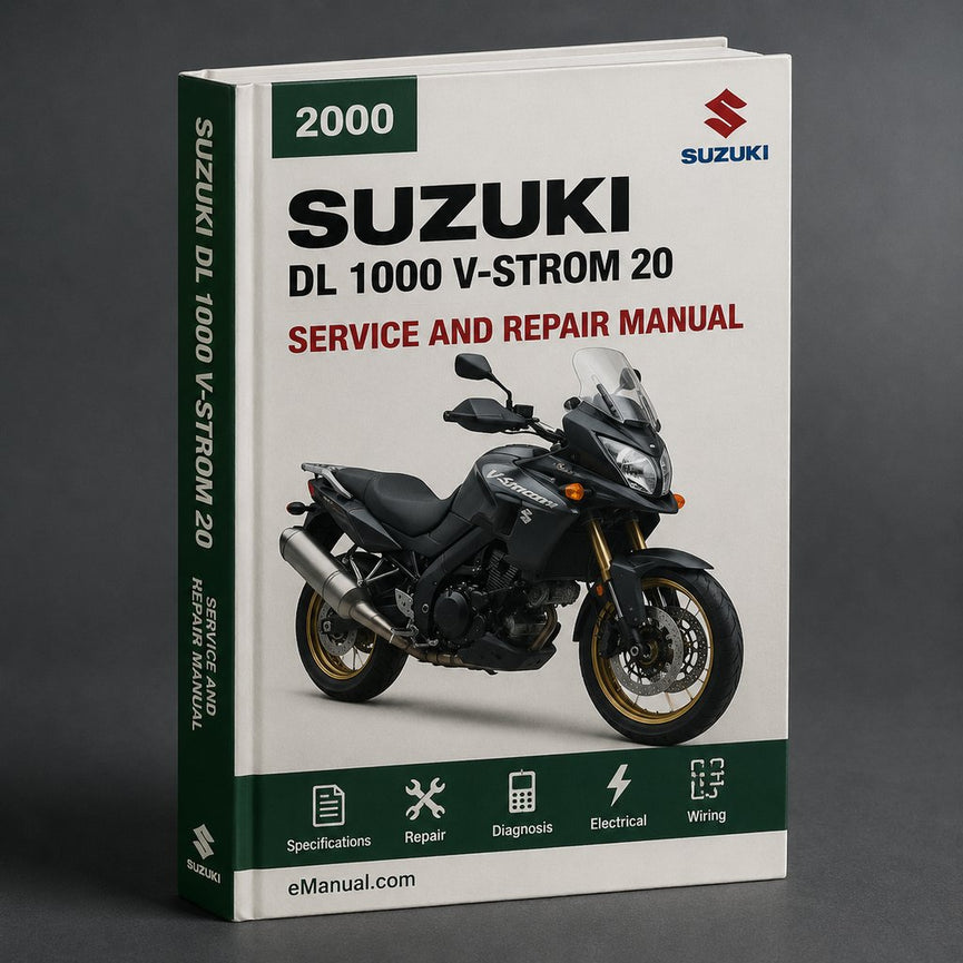 Suzuki DL 1000 V-Strom Complete Workshop Service Repair Manual 2000 2001 2002 2003 2004 2005 2006 2007 2008 2009 2010