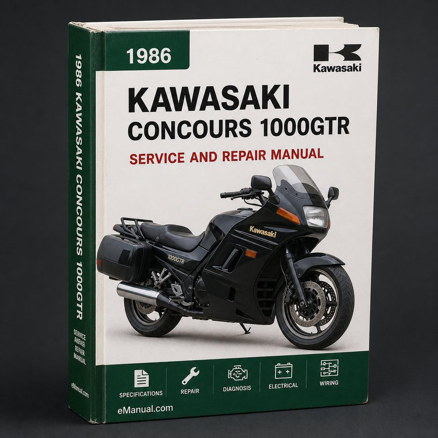 Kawasaki Concours 1000GTR 1986-2000 Repair Service Manual