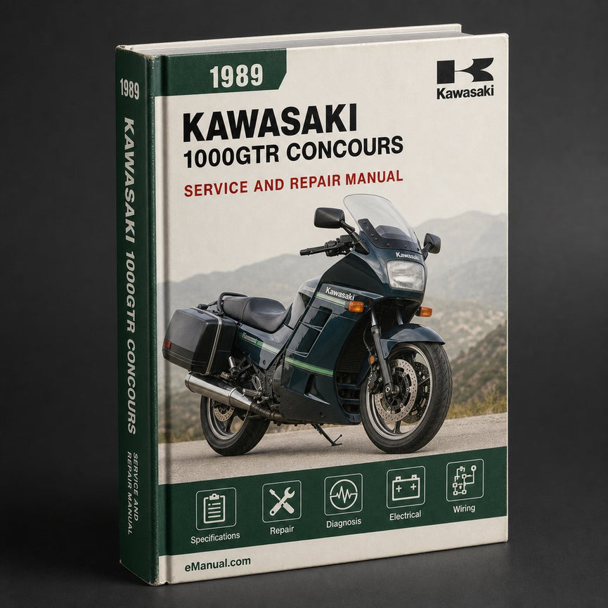 Kawasaki 1000GTR Concours 1989-2000 Service Repair Manual