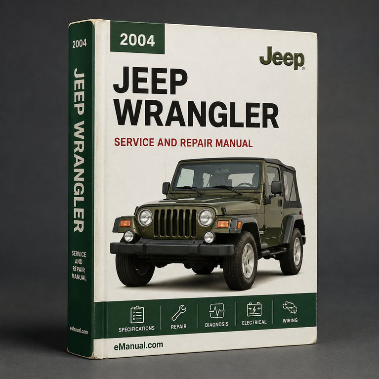 Manual de reparación y servicio de fábrica del Jeep Wrangler 2004