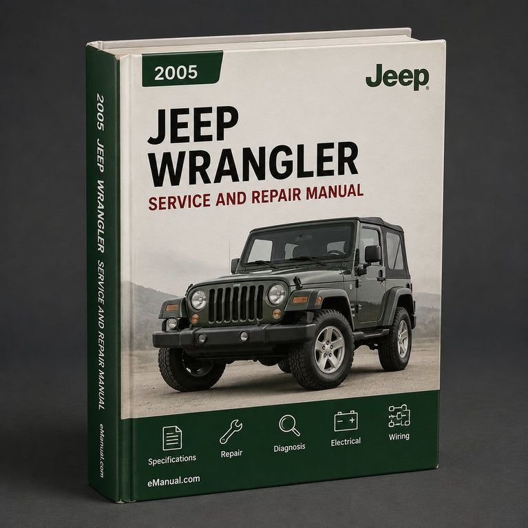 Manual de reparación y servicio de fábrica del Jeep Wrangler 2005