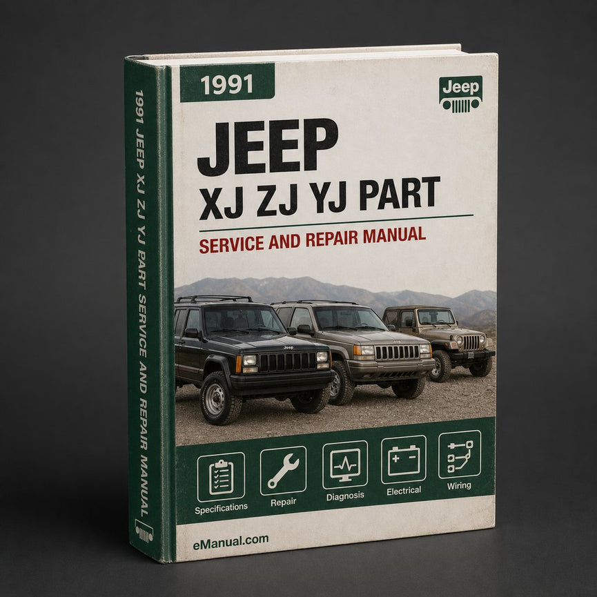 Jeep XJ ZJ YJ Part Catalog Manual 1991-1993