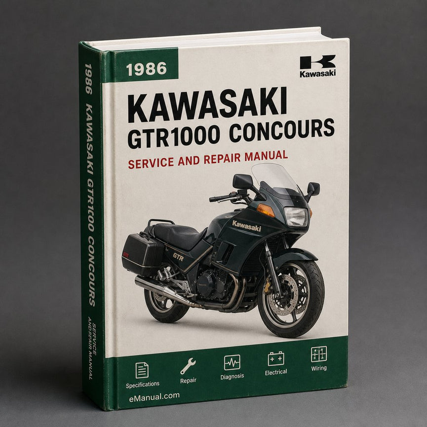 Kawasaki GTR1000 Concours 1986-2000 Repair Service Manual