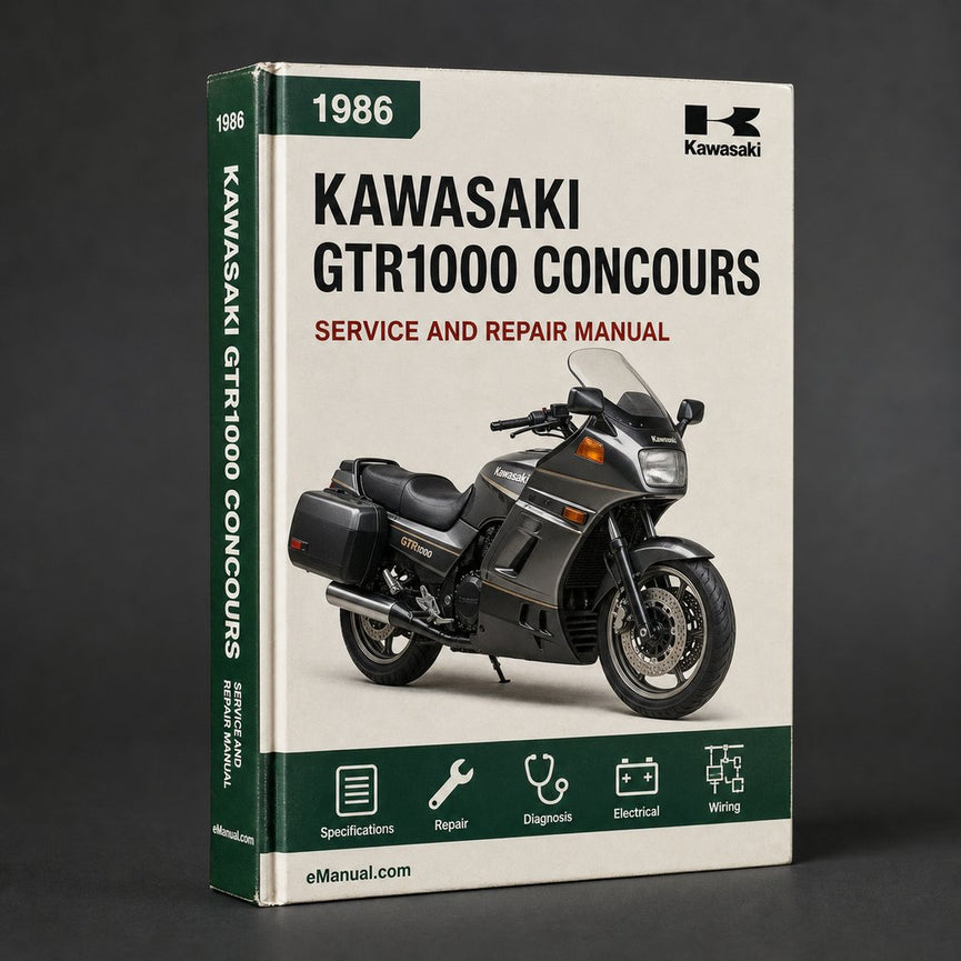 Kawasaki GTR1000 Concours 1986-2000 Workshop Service Repair Manual