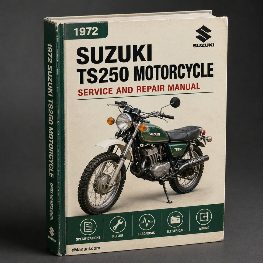 Suzuki TS250 Motorcycle Complete Workshop Service Repair Manual 1972 1973 1974 1975 1976 1977 1978 1979 1980 1981