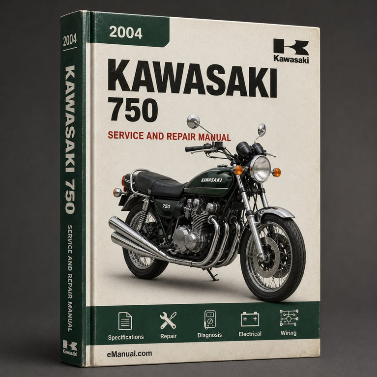 Kawasaki Z 750 Service Repair Manual 2004 2005 2006