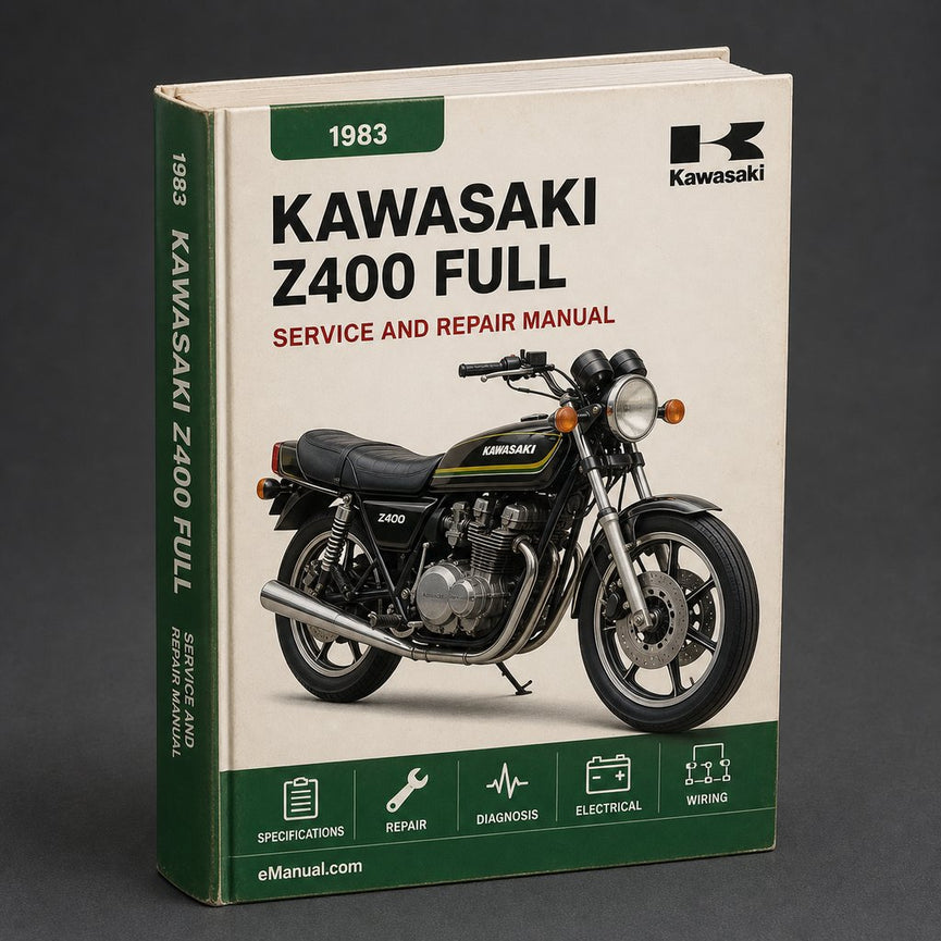 Kawasaki Z400 1983 Full Service Repair Manual