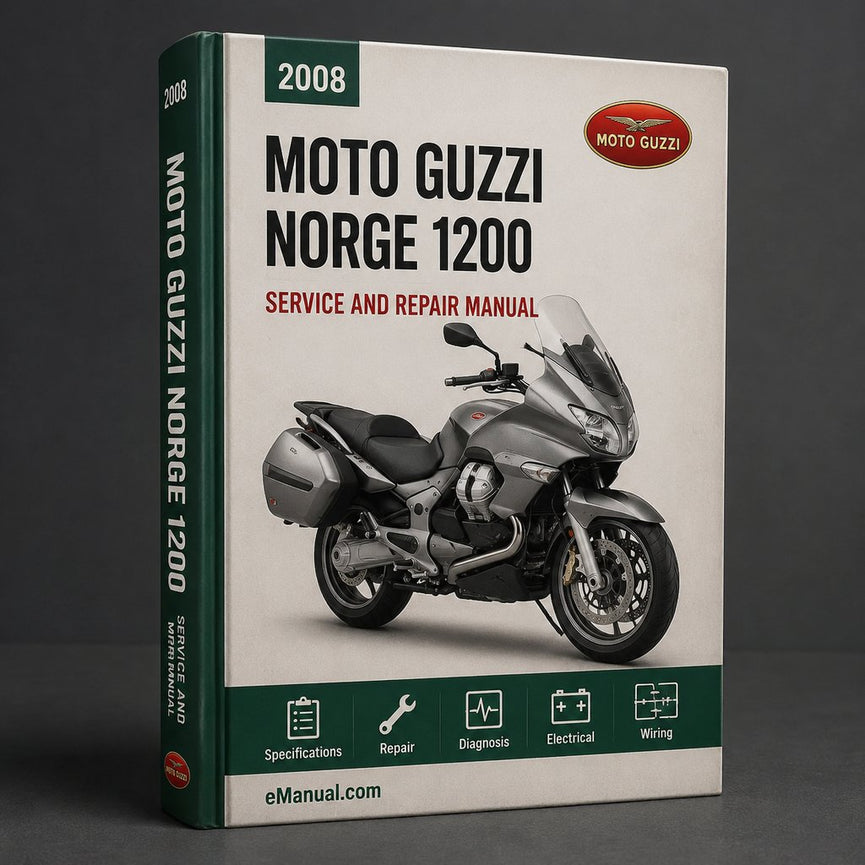MOTO GUZZI NORGE 1200 Service Repair Manual 2008-2010