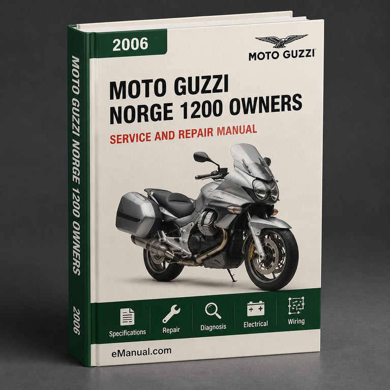 Moto Guzzi Norge 1200 - Wartungshandbuch für Besitzer und Fahrer 2006