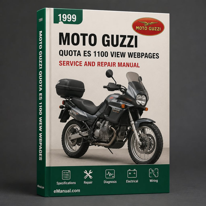 1999 MOTO GUZZI Quota ES 1100 parts list catalogue Manual View webpages (   )