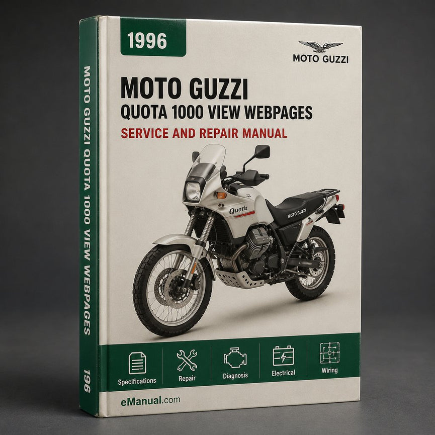 1996 MOTO GUZZI Quota 1000 parts list catalogue Manual View webpages (   )