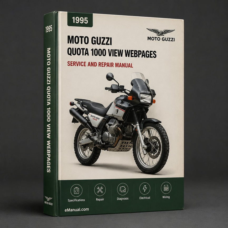 1995 MOTO GUZZI Quota 1000 parts list catalogue Manual View webpages (   )