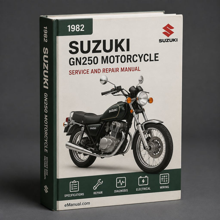 Suzuki Gn250 Motorrad Service-Reparaturhandbuch 1982-1983