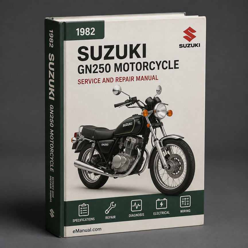 Suzuki Gn250 Motorcycle Service Repair Manual 1982-1983
