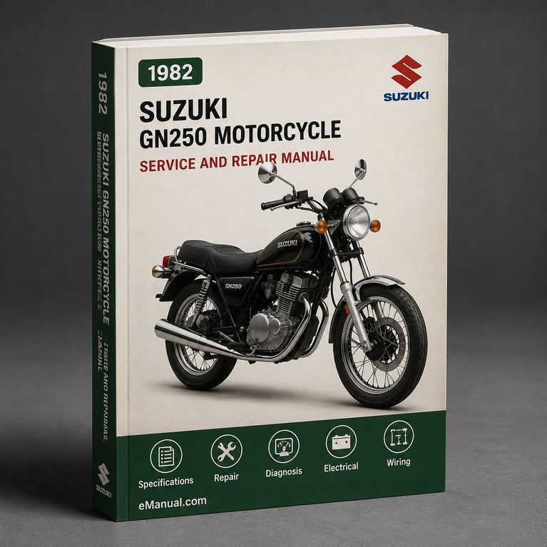 Suzuki GN250 Motorcycle Service & Repair Manual (1982 1983)-PDF